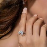 Load image into Gallery viewer, FLYING JOY DIAMONDS STUDDED BUTTERFLY RING
