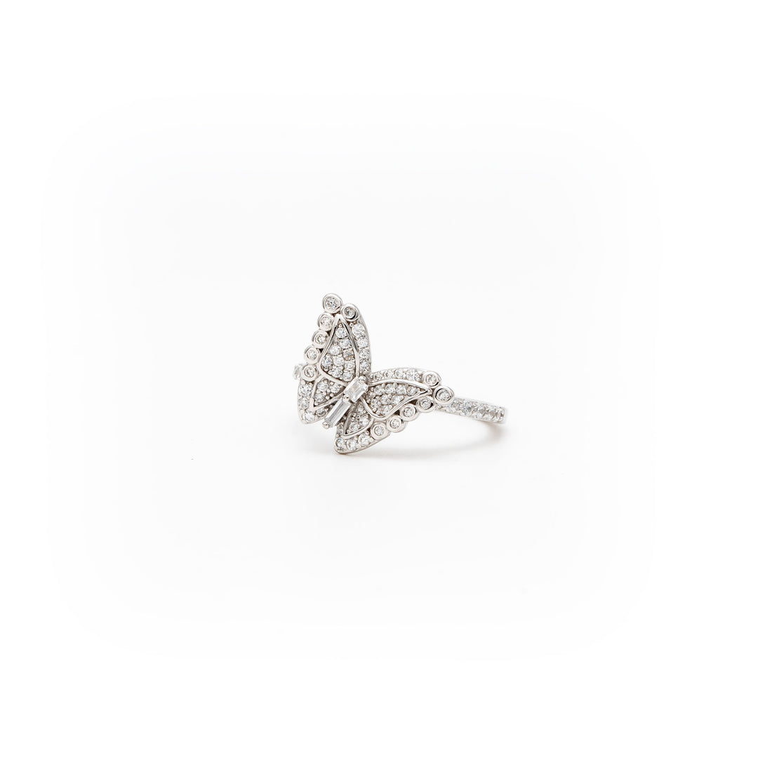 FLYING JOY DIAMONDS STUDDED BUTTERFLY RING